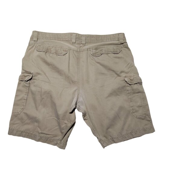 ExOfficio Men's 11-inch Cargo Shorts Cotton Blend 42 Dark‎ Kahki - Picture 2 of 8